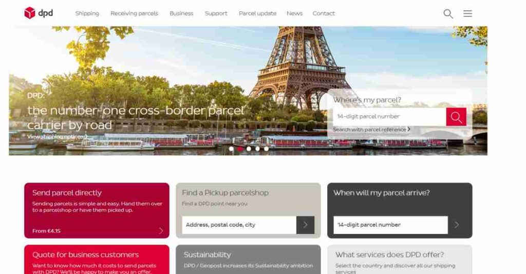 DPD official website