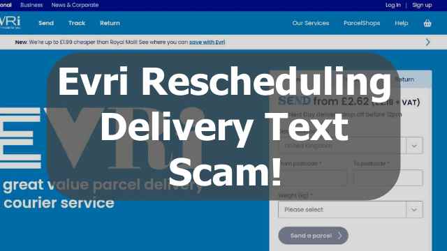 Evri text message scam review