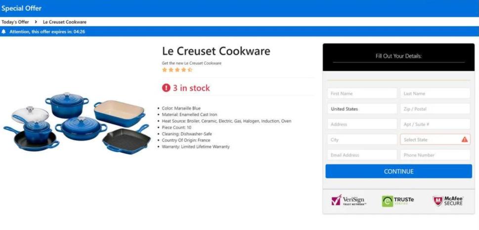 Le Creuset Scam