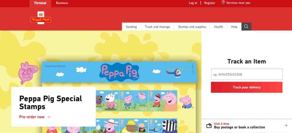 Royal Mail Official website