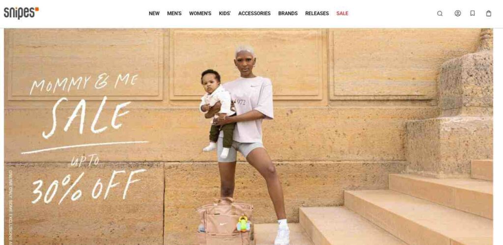 Snipesusa.com home page