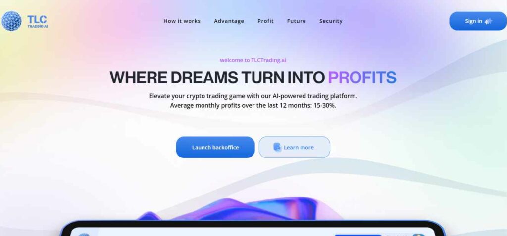 TLC Trading official website