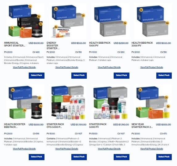 immunotec starter pack