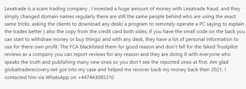 scam recovery services