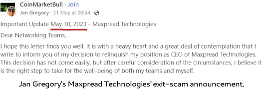 coinmarketbull collapses